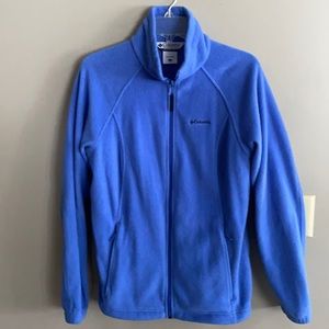 Blue Columbia Full Zip Fleece